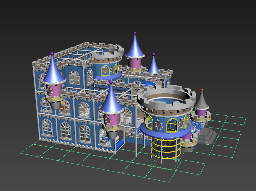 Castle Themed Indoor Playground - Fun for Kids in Malls & Kindergartens(HHK-2016)