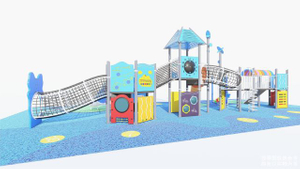 Large Non-Standard Ocean-Themed Multi-Function Outdoor Play Set (HHK-0508)