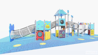 Large Non-Standard Ocean-Themed Multi-Function PE Outdoor Play Set (HHK-0508)