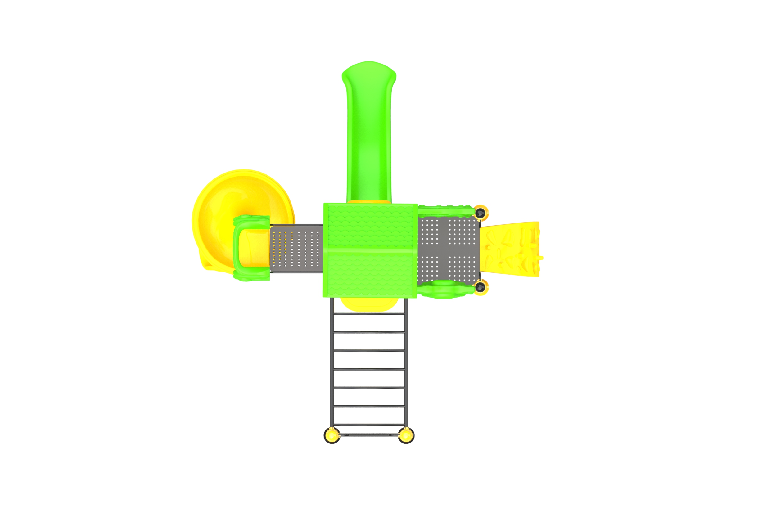 Kids Spiral Slide with Climbing Structure(HLD2601-SOPECUS02)