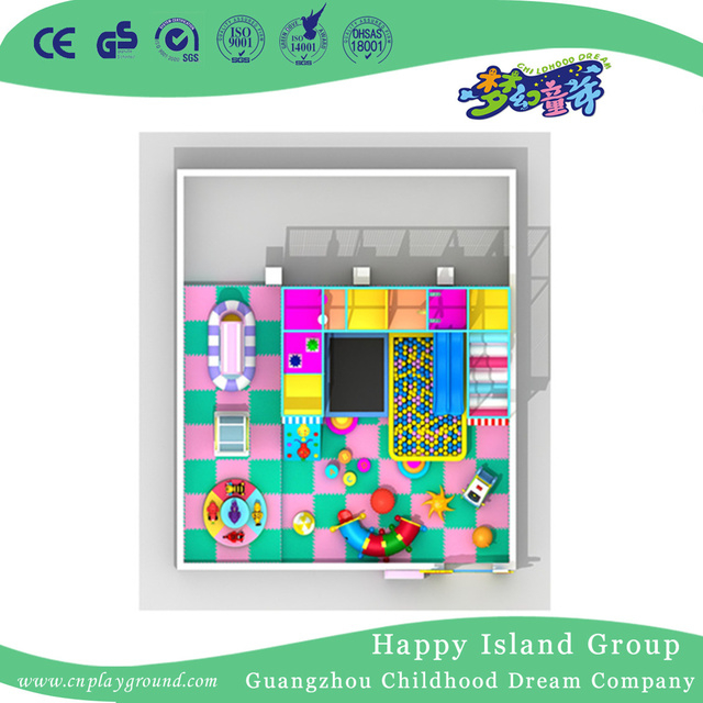 Half Open Simple Preschool Small Indoor Playground (JD-hld130906)