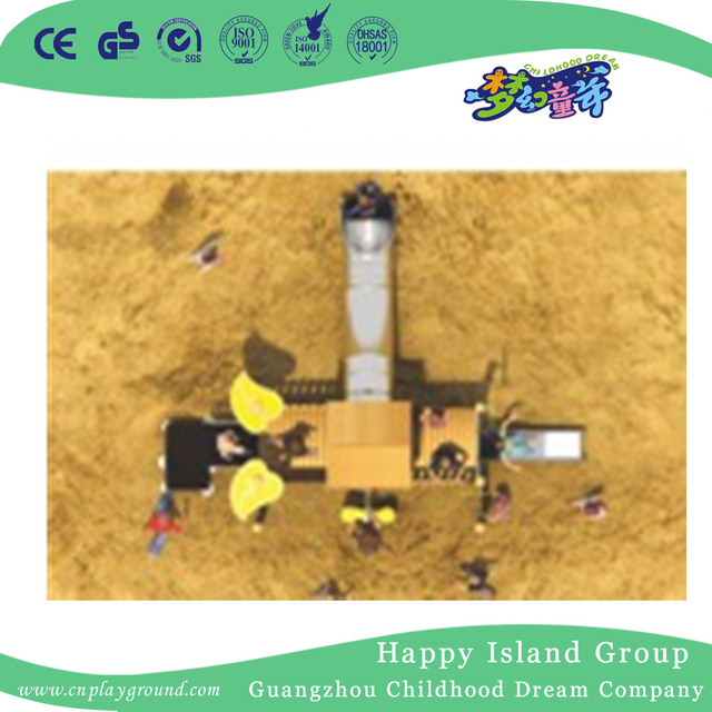 Wood Small PE Board Combination Slide Toddler Playground (1920601)