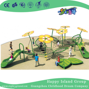 Outdoor Yellow Flowers Climbing Combination Playground For School (HHK-6501)