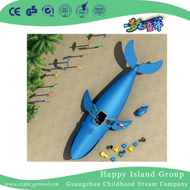Outdoor Children Park Whale Shape Climbing Animal Playground (HHK-4101)