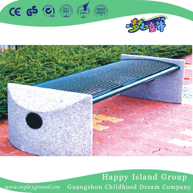 Outdoor Unique Red Metal Leisure Bench Equipment (HHK-14703)