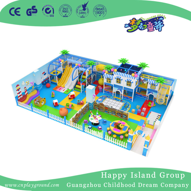 Kindergarten Brown Middle Animal Cartoon Indoor Playground (TQ-180706)
