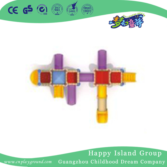 Kindergarten Children Plastic Castle Small Slide Playground (WZY-483-14)
