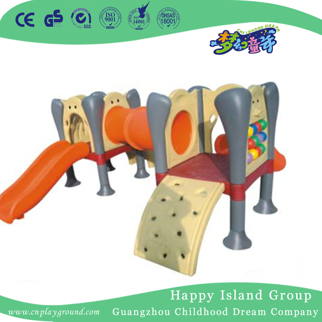 Outdoor Children Funny Plastic Small Slide Playground (WZY-433)