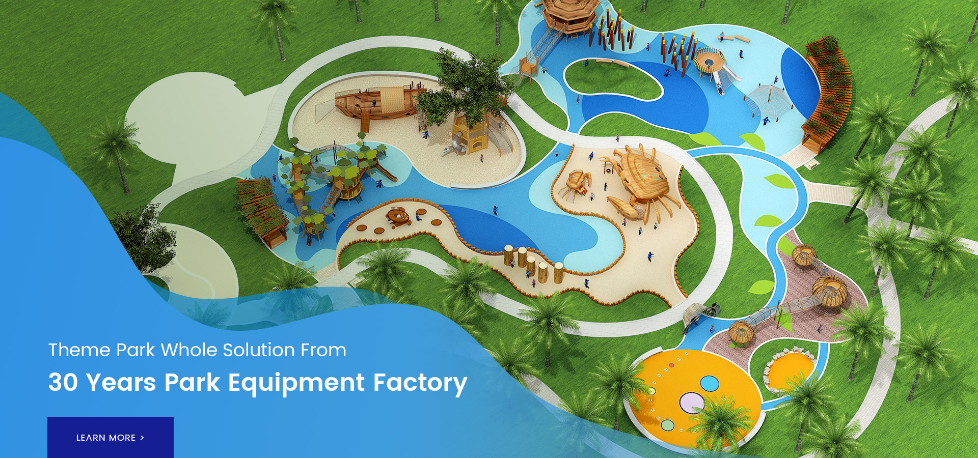 theme park whole solution from 30 years park equipment factory