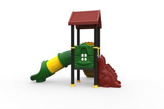 Kids Backyard small Playhouse with Slide（HLD2601-SOPECUS01)