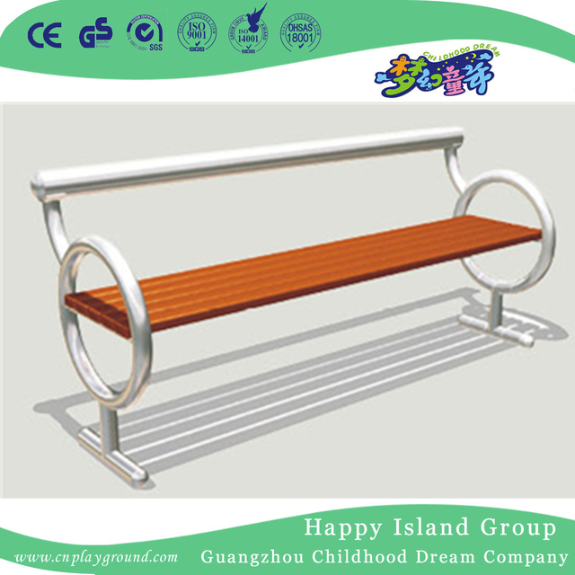 Public Red Outdoor Metal Leisure Bench Equipment (HHK-14704)