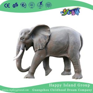 Outdoor FRP Big Warmly Elephant Animal Sculpture (HHK-12807)