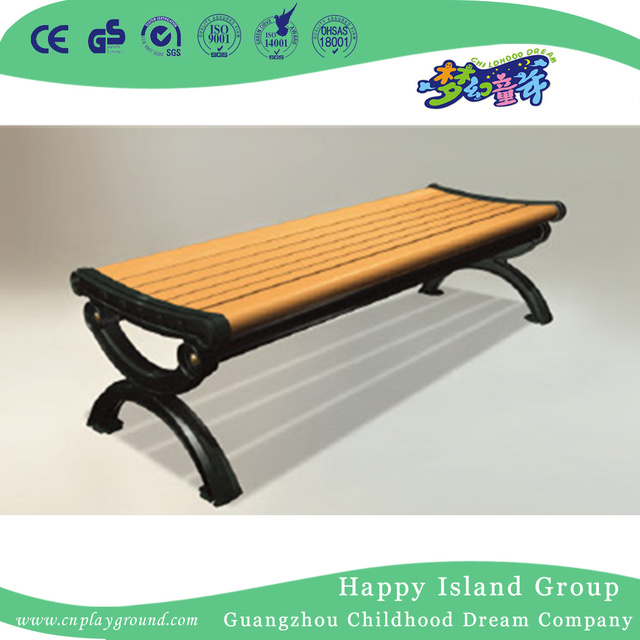 Outdoor Public Wood Leisure Bench Equipment (HHK-14505)