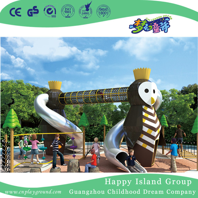 Outdoor Large Wooden Ship Playground Equipment (HHK-0804)