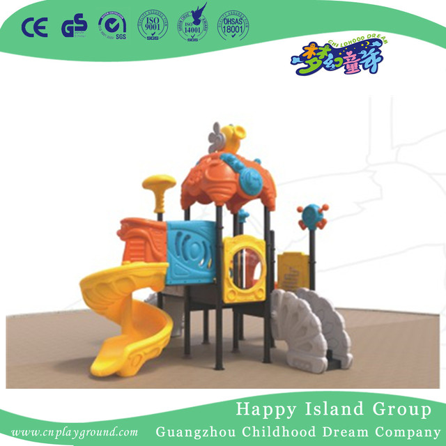 Mini Outdoor Plastic Slide Toddler Play Equipment (1912101)