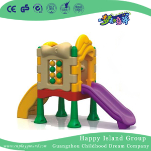 Simple Plastic Small Single Slide Play Equipment (WZY-473-45)