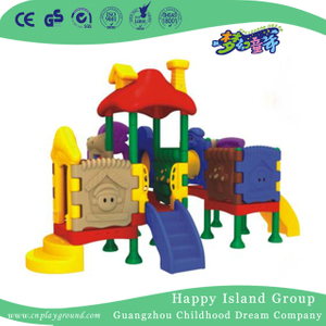 Commercial Kids Plastic Small Slide Play Equipment (WZY-473-1)
