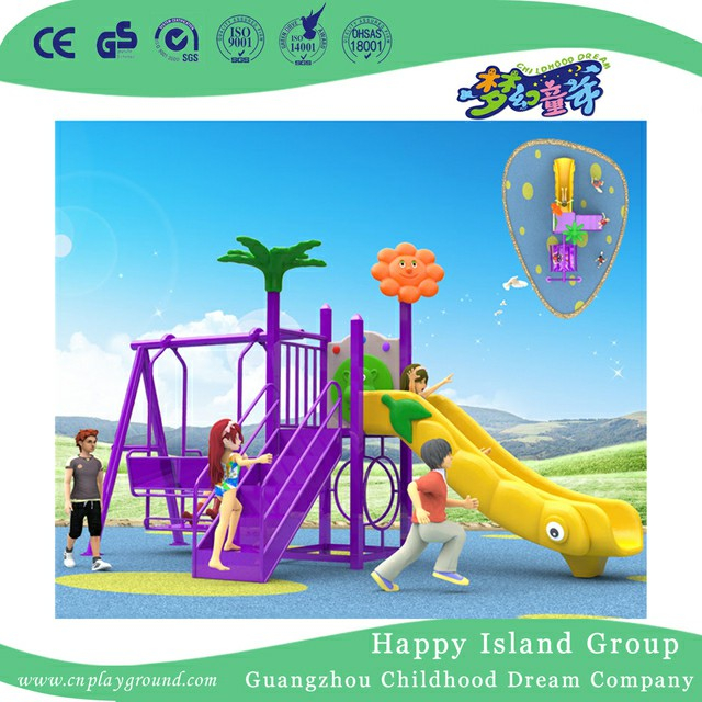 Outdoor Simple Children Swing and Slide Combination Playground (BBE-A24)