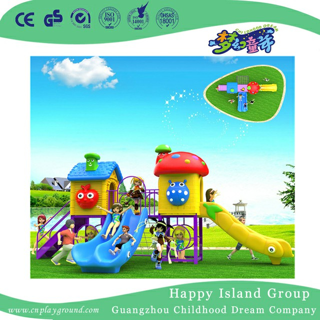 Outdoor Cartoon Funny Children Slide Playground (BBE-A57)