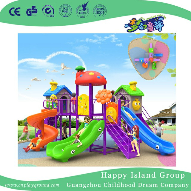 Little Simple Children Slide Playground For Kindergarten (BBE-A43)