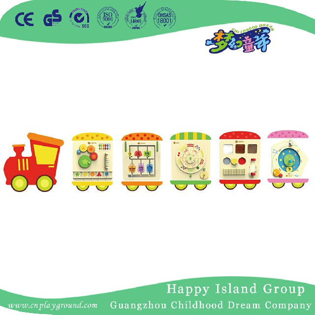 Preschool Children Play Wall Game Little Train Educational Toys (HJ-23002)