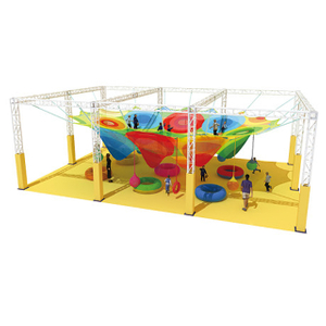 Children rope net equipment with ring cushions(HLD-09901)