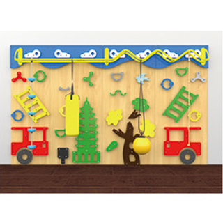 Play climbing equipment with car patterns(HLD-10308)