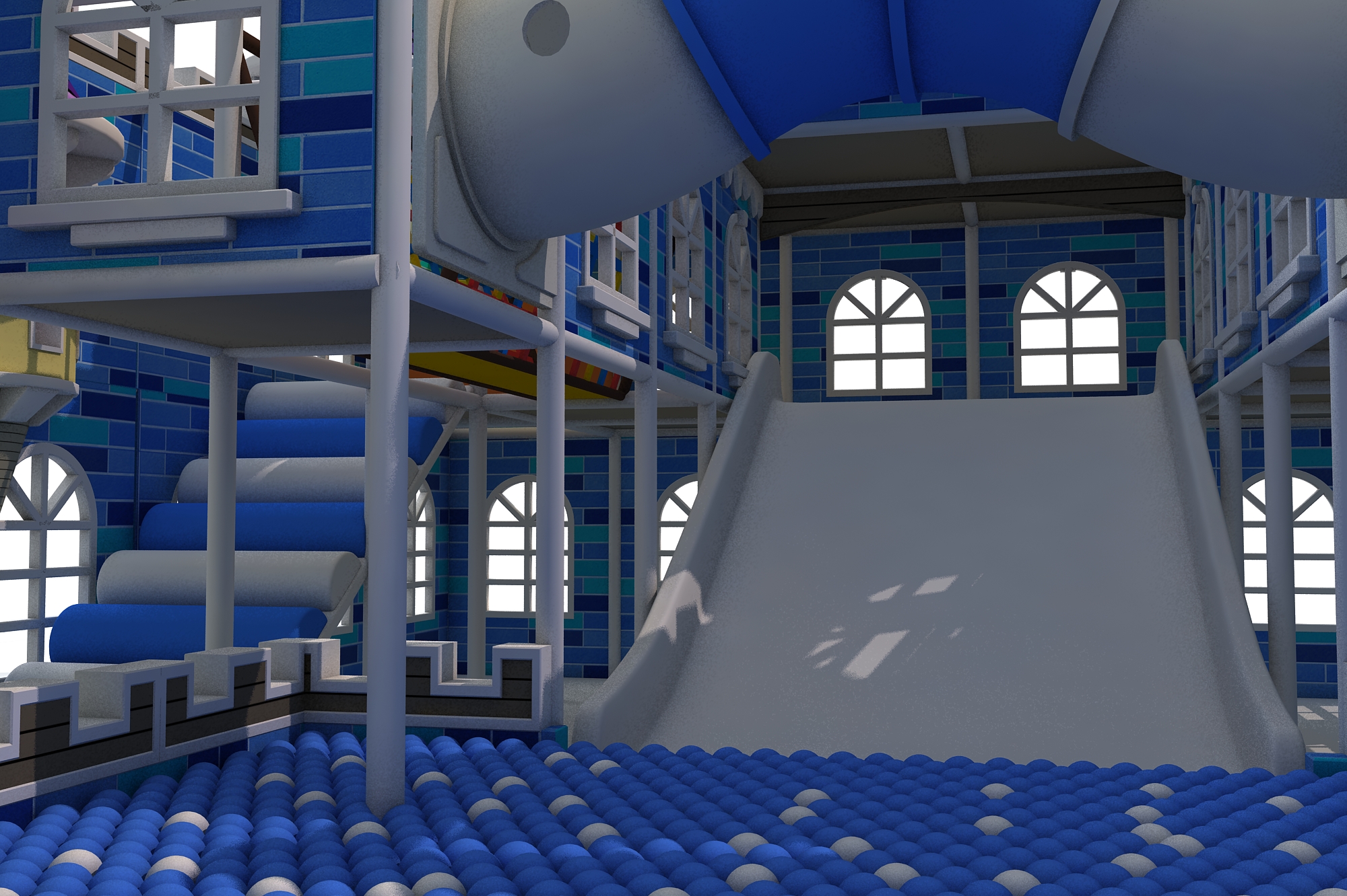 Castle Themed Indoor Playground - Fun for Kids in Malls & Kindergartens(HHK-2016)