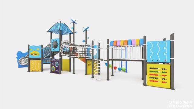 Large Non-Standard Ocean-Themed Multi-Function Outdoor Play Set (HHK-0508)