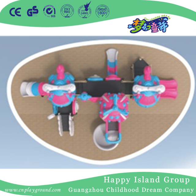 Pink Outdoor Helicopter Machine Sea Sky Series Toddler Playground (1913901)