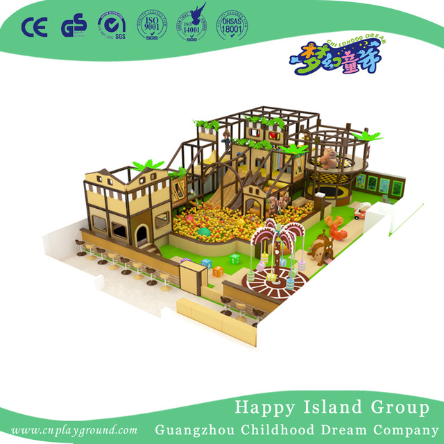Commercial Cartoon Children Play Small Indoor Playground (TQ-200402)