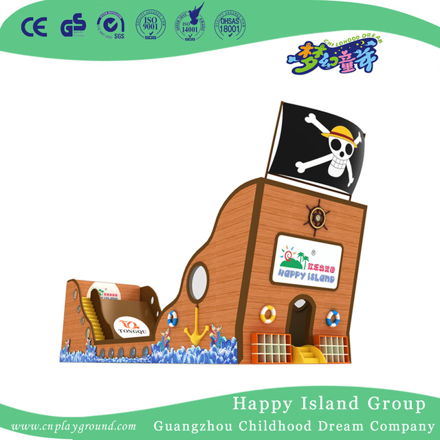 New Design Pirate Ship Ball Pool Children Small Indoor Playground (TQ-200403)