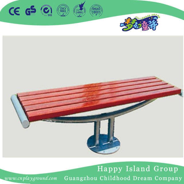Outdoor Unique Red Metal Leisure Bench Equipment (HHK-14703)