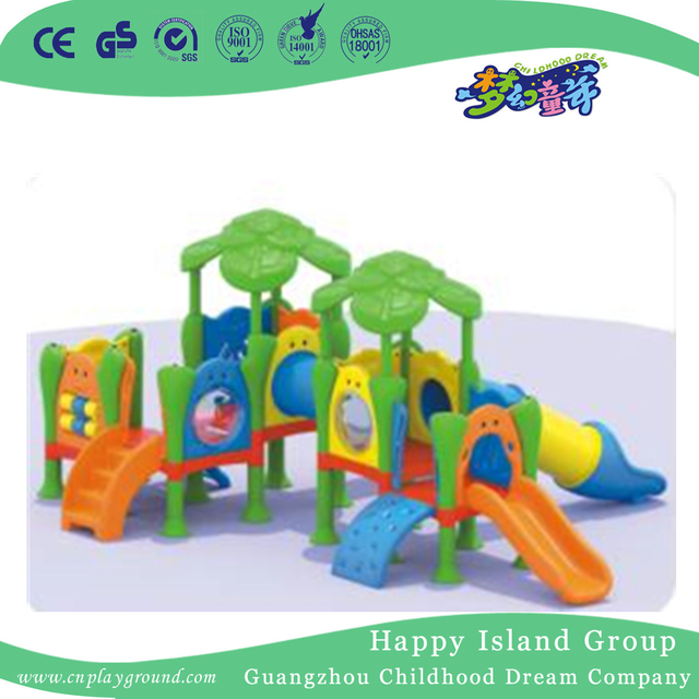 Outdoor Plastic Children Forest Small Slide Playground (WZY-486B)