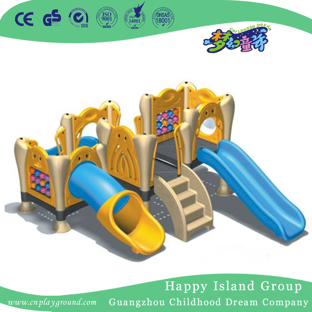 Outdoor Children Funny Plastic Small Slide Playground (WZY-433)