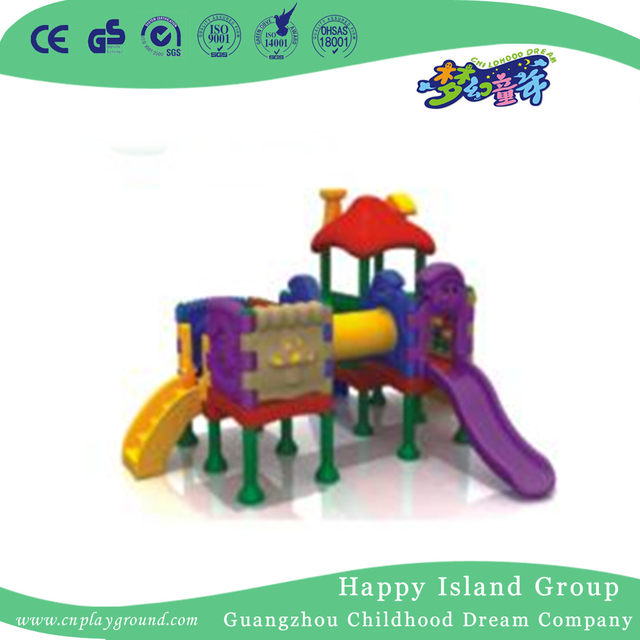 Commercial Kids Plastic Small Slide Play Equipment (WZY-473-1)