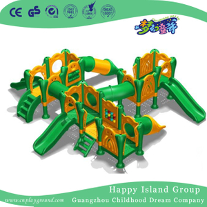 High Quality Outdoor Plastic Small Combination Slide Playground Equipment (WZY-414)