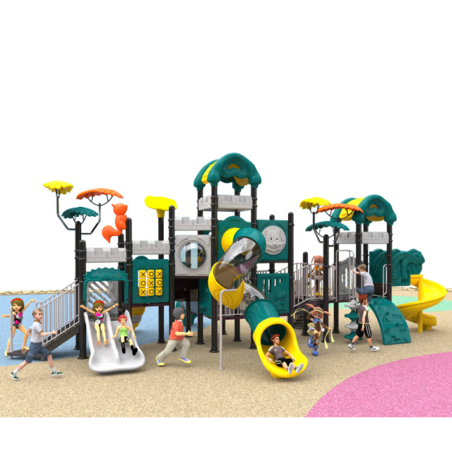 2022 New Design kids playground with tree roof HKDLS-02101 from China ...