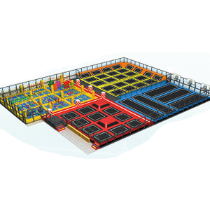 Trampoline set with slope and ball pit(HLD-09501)