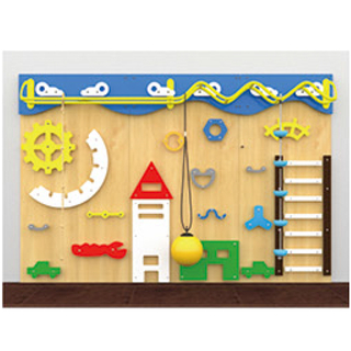Play climbing equipment with house parts(HLD-10312)