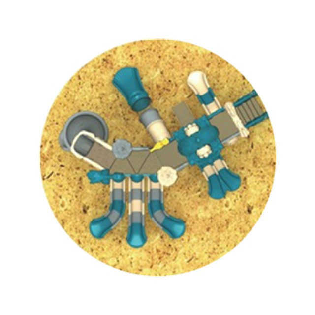 Kindergarten Outdoor Toddler Slide Tree House Playground (ML-2002901)