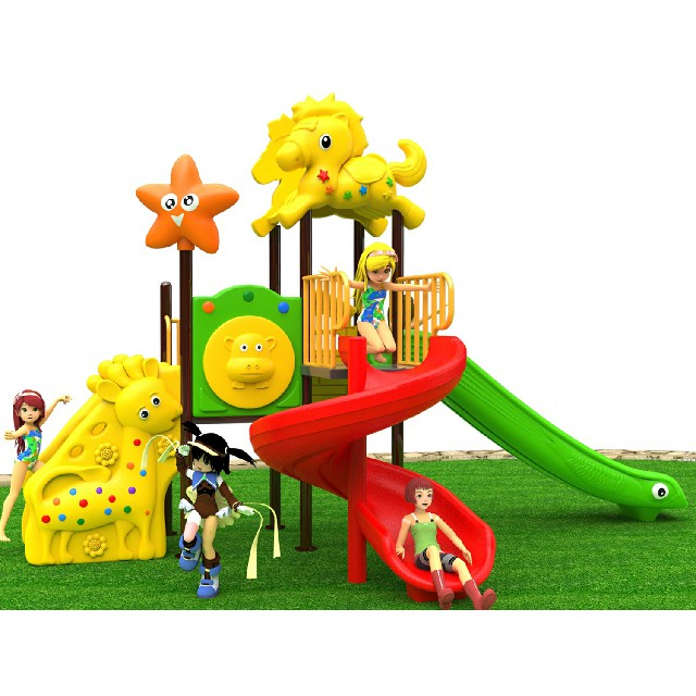 Small Cartoon Children Slide Playground Equipment (BBE-N3)