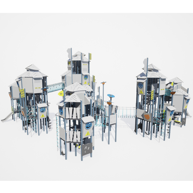 New Design Outdoor Play Structure Outdoor PE playground (PETR2107001)