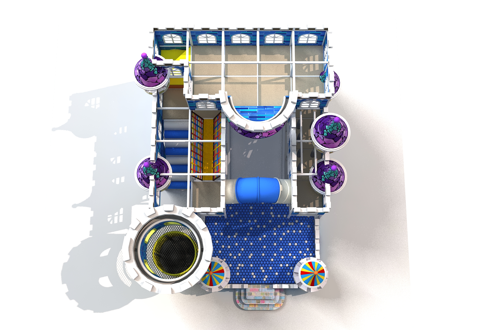 Castle Themed Indoor Playground - Fun for Kids in Malls & Kindergartens(HHK-2016)