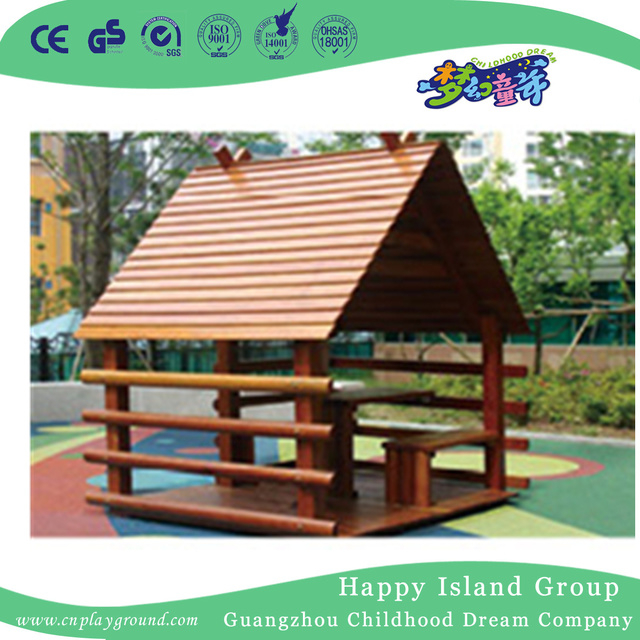 Outdoor Kids Play Small Cabin Public Facilities (HHK-14907)