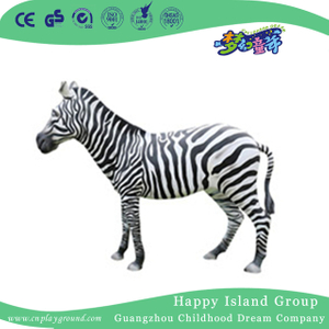 Outdoor Handsome Zebra Animal Sculpture Playset (HHK-12808)