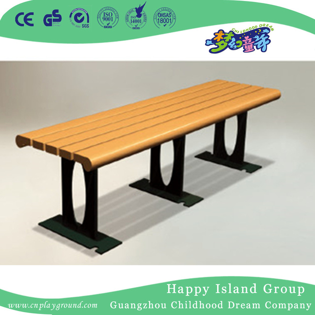 Outdoor Public Wood Leisure Bench Equipment (HHK-14505)