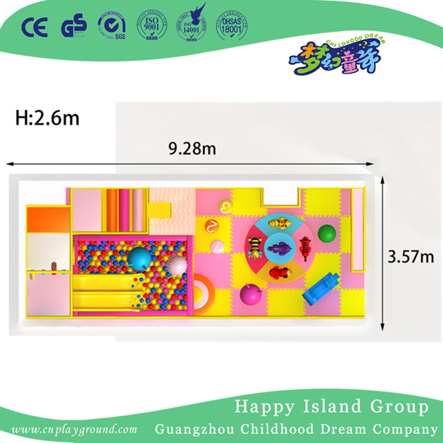 Half Open Cartoon Children Small Indoor Playground (JD-hld111103)