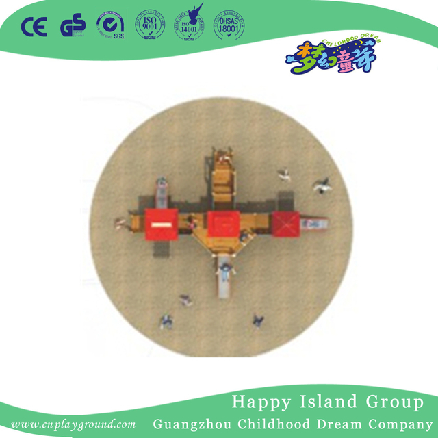 Middle Castle PE Board Combination Slide Toddler Playground (1920202)