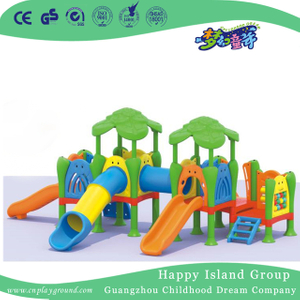Outdoor Plastic Children Forest Small Slide Playground (WZY-486B)